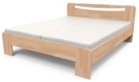 Manželská masívna posteľ Sofia Farba: Dub, Rozmer: 140x200 cm