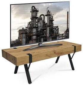Autronic TV STOLÍK - z MDF dosky a kovu - 120 x 40 x 40 cm, MDF + kov