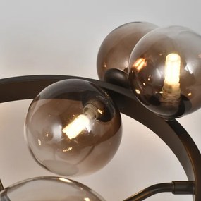 Brilagi - LED prisadený luster MILLA 10xG9/3W/230V hnedá/dymová hnedá