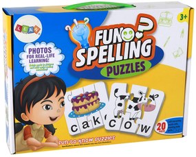 Lean Toys Vzdelávacie puzzle – učenie angličtiny