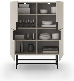 Krémová skrinka 100x128 cm Eldia – Marckeric