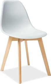 AKCIA Svetlosivá stolička MORIS II. akosť