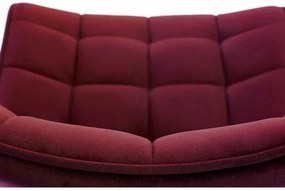 LuxuryForm DESIGN Stolička ORLEN VELUR - vínová