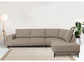 Svetlohnedá rohová pohovka (pravý roh) Copenhagen – Scandic