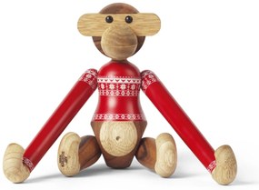 Kay Bojesen Drevená opička Monkey Christmas Jumper 2024 Mini