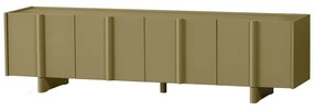 Khaki TV stolík z borovicového dreva 200x53x46 cm Basu – WOOOD
