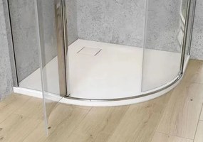 Cersanit Moduo, štvrťkruhový sprchovací kút 80x80x195cm, 6mm číre sklo, chrómový profil, S162-018