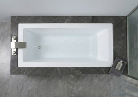 Erga Pureline-S, vaňa 1700x700x400 mm bez nožičiek, biela lesklá, ERG-V07-PURELINE-S-170x070-WH