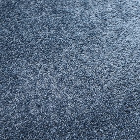ITC, Metrážny koberec Feliz 079, na mieru, šíře 4m, modrá, filc, detská izba