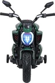 Elektrická motorka Ducati Diavel x Bentley zelená