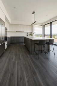 Beauflor, PVC podlaha - lino Blacktex White Oak 997D, na mieru, šíře 3m,4m, šedá, filc, chodba / predsieň