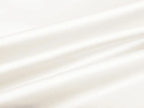 Biante Saténový behúň na stôl polyesterový Satén LUX-L052 Smotanovo biely 35x160 cm
