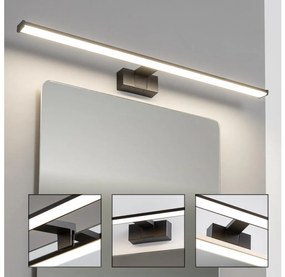 Brilagi - LED osvetlenie kúpeľňového zrkadla VESTRA LED/15W/230V 80 cm IP44 čierna FG-M1-C02-800-BLK