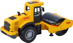 LEAN Toys Stavebný valec Cestné torzné valce Svetlá Zvuky Žltá