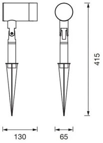 Ledvance - Vonkajšia lampa ENDURA CLASSIC 1xGU10/35W/230V IP54