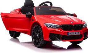 LEAN CARS BMW M5 DRIFT Červené auto na batérie