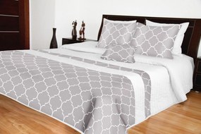 Biely prehoz na posteľ s luxusným vzorom Šírka: 170 cm | Dĺžka: 230 cm