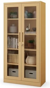 Kovový kancelársky regál Amelia béžový