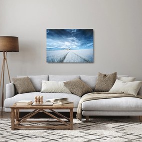 Sklenený obraz poľa (70x50 cm)