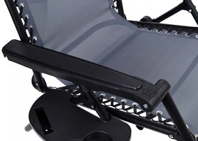 Záhradné lehátko Orion Zero Gravity šedé