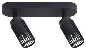 Bodové svietidlo VERTICAL 2xGU10/8W/230V čierna