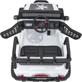 Elektrické autíčko Jeep BEAST 4x4 biele