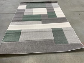 Flair Rugs, POŠKODENÝ Kusový koberec Hand Carved Cosmos Mint/Grey/Cream, 200x290, zelená, kancelária