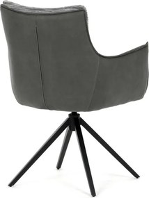 Jedálenská stolička sivá DCH-D1345 GREY2