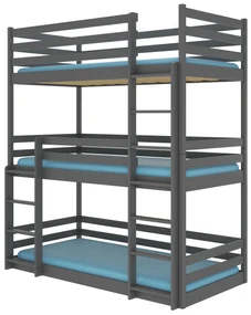 Poschodová detská posteľ 180x80 cm. Akcia -20%. Vlastná spoľahlivá doprava až k Vám domov. 1052289