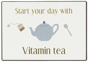IB LAURSEN Plechová ceduľa Vitamin Tea