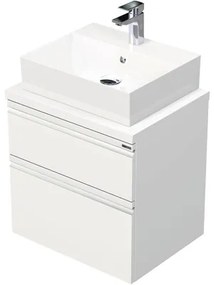 Kúpeľňová skrinka s umývadlem Intedoor BRAVE biela 60 x 74,6 x 46 cm