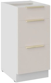 Kuchynská Skrinka Nicea 40D 3S BB pieskovo béžová