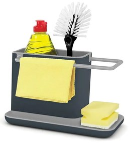 Sivý stojan na umývacie prostriedky Joseph Joseph Caddy Sink Tidy