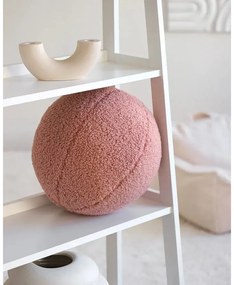 Ružový detský pohovkový vankúš z textílie buklé Ball – Wigiwama