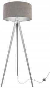 Stojacia lampa Mediolan, 1x textilné tienidlo (výber z 10 farieb), (výber zo 6 farieb konštrukcie), ch