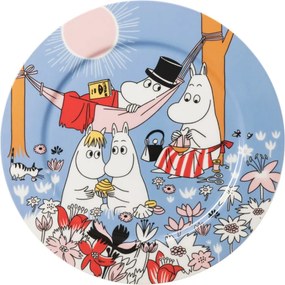 Servírovací tanier Moomin Family Time 30cm, modrý