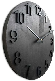 Dizajnové nástenné hodiny z masívneho dreva I SENTOP MAS017-3169-hands/black
