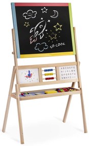 Veľká magnetická/kriedová tabuľa Ricokids 780100 - viacfarebná