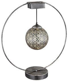 Globo 36618 - Solárne svietidlo LED/0,06W/1,2V strieborná IP44