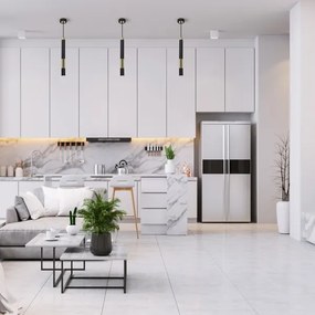 LED Luster na lanku DALLAS 1xGU10/3W/230V