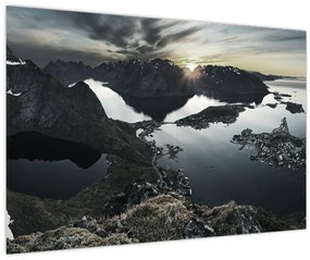 Obraz - Nórske pohorie (90x60 cm)