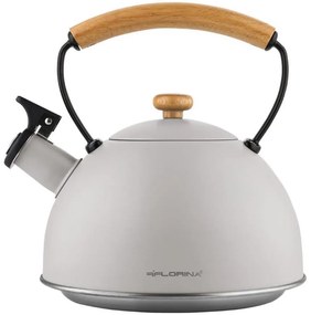 Nerezový čajník 2,3 l Natura Line šedý