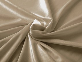 Biante Zamatový oválny obrus Velvet Prémium SVP-026 Kávovo béžový 120x160 cm