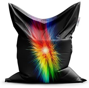 Sablio Sedací vak Farebná explózia - 200x140 cm