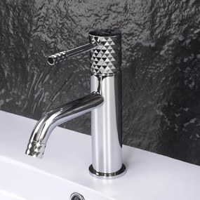 Rea Lungo Diamond, umývadlová batéria h-185, chrómová, REA-B4635