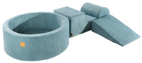Bazénová zostava Corduroy Turquoise, 90x30 cm