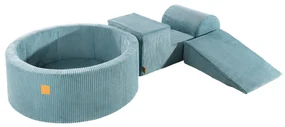 Bazénová zostava Corduroy Turquoise, 90x30 cm