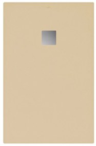VILLEROY &amp; BOCH Planeo obdĺžniková sprchová vanička akrylátová, s technológiou RockLite, štandardný model, protišmyk (A), 1400 x 900 x 40 mm, Nature Sand, UDA1490PLA2V-4N