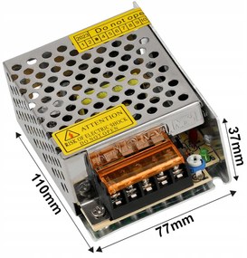 BERGE LED modulárny zdroj 12V - 40W - 3A - IP20