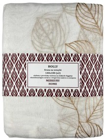 Záclona na stuhách Holly polyester béžová 140x180 Merkury Home II/22